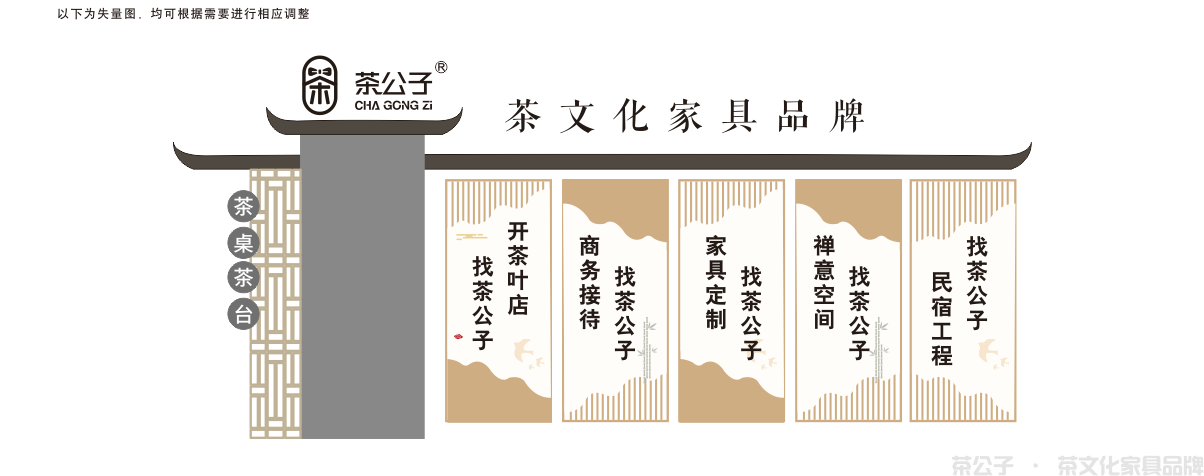 茶公子专区招商门头广告标准V2发布(图2)